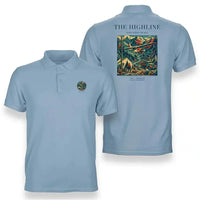 Thumbnail for VINTAGE G4051 - The Highline - Double-Side Polo T-Shirt design on lightblue