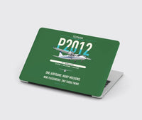 Thumbnail for Tecnam P2012 Traveller design on green MacBook case