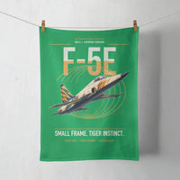 Thumbnail for F-5E Tiger II design on green towel