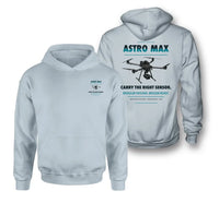 Thumbnail for Freefly Astro Max design on light blue hoodie