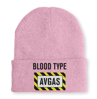 Thumbnail for Blood Type AVGAS Embroidered Beanie - view 8