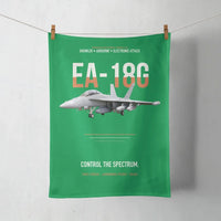Thumbnail for EA-18G Growler Control The Spectrum design on green towel