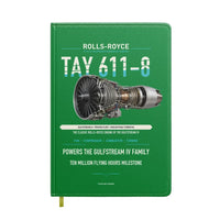 Thumbnail for TAY 611-8 design on green notebook
