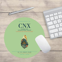 Thumbnail for Chiang Mai International Airport (CNX) design on light green round mouse pad