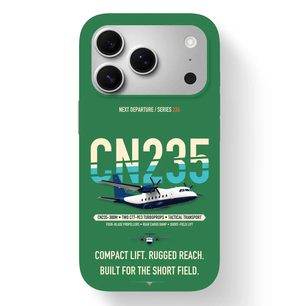 Airbus CN235-300M Case design on green iphone case