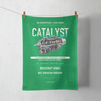 Thumbnail for CATALYST design on green towel