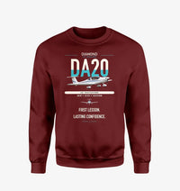 Thumbnail for Diamond DA20 design on wine red sweatshirt
