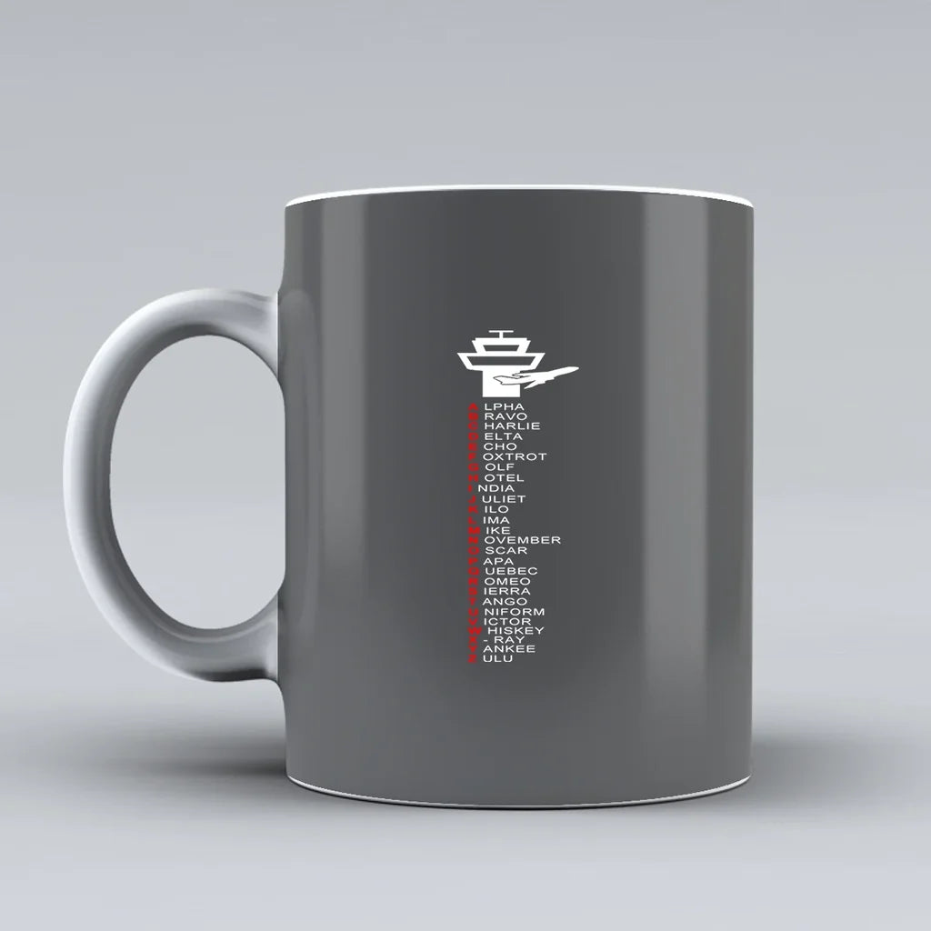 Customisable Aviation Alphabet Mug - view 8