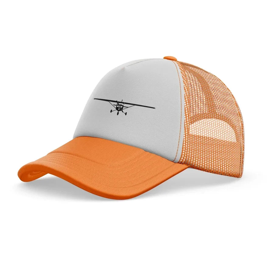 Cessna 172 Silhouette trucker cap - orange