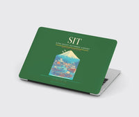 Thumbnail for Sitka Rocky Gutierrez Airport (SIT) design on green MacBook case
