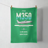 Thumbnail for Piper M350 design on green towel