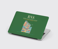 Thumbnail for Rennes–Saint-Jacques Airport (RNS) design on green MacBook case