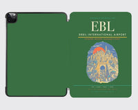 Thumbnail for Erbil International Airport (EBL) design on green ipad tablet case