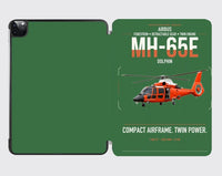Thumbnail for Airbus MH-65E Dolphin design on green ipad tablet case