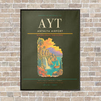 Thumbnail for Antalya Airport AYT - Canvas Framed - Green Army