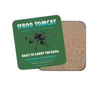 Thumbnail for Inspired Flight IF800 Tomcat design on green 1 piece coaster