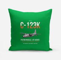 Thumbnail for C-123K Provider design on green pillow