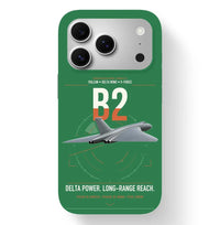 Thumbnail for Avro Vulcan B2 design on green magsafe iphone case, for iPhone 17 Pro