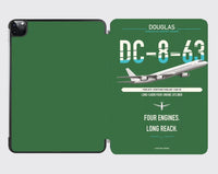 Thumbnail for Douglas DC-8-63 design on green ipad tablet case