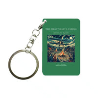 Thumbnail for VINTAGE G4327 - The First Night Landing - Designed Key Chain design on green