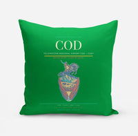 Thumbnail for Yellowstone Regional Airport (COD) design on green pillow