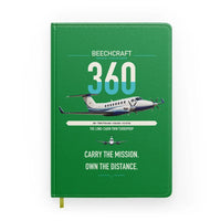 Thumbnail for Beechcraft King Air 360 design on green notebook