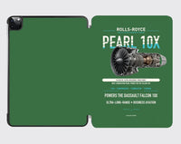 Thumbnail for PEARL 10X design on green ipad tablet case