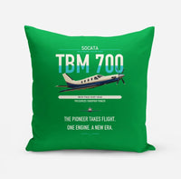 Thumbnail for Socata TBM 700 design on green pillow