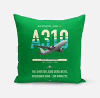 Thumbnail for Airbus A310-300 design on green pillow