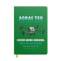 Thumbnail for DJI Agras T50 design on green notebook