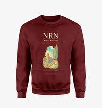 Thumbnail for Weeze Airport (NRN) design on wine red sweatshirt