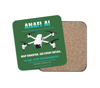 Thumbnail for Parrot ANAFI Ai design on green 1 piece coaster