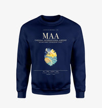 Thumbnail for Chennai International Airport MAA Sweatshirt - Navy Blue