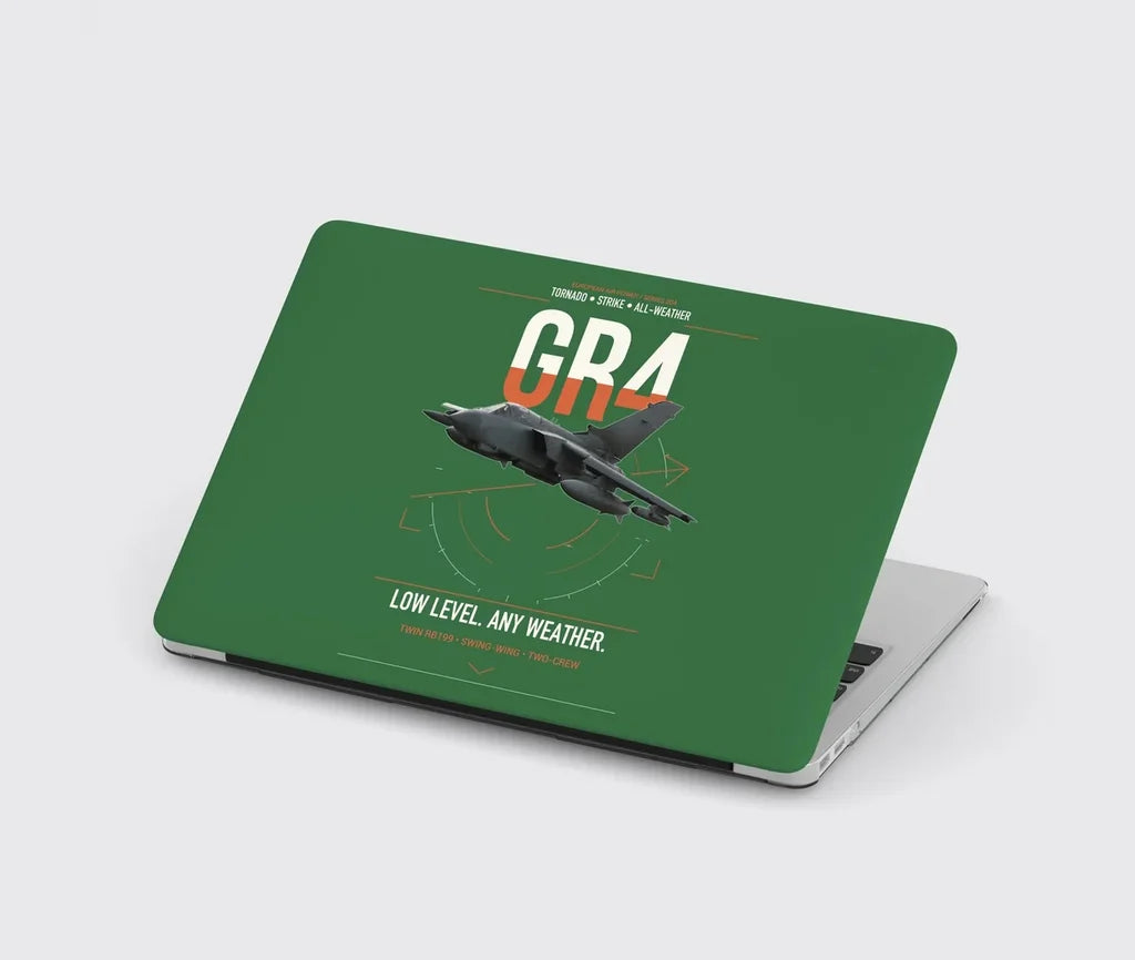 Panavia Tornado GR4 design on green MacBook case