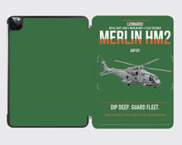 Thumbnail for Leonardo AW101 Merlin HM2 design on green ipad tablet case