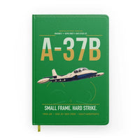 Thumbnail for A-37B Dragonfly design on green notebook