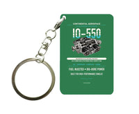 Thumbnail for IO-550 Key Chain design on green key chain