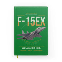 Thumbnail for F-15EX Eagle II design on green notebook