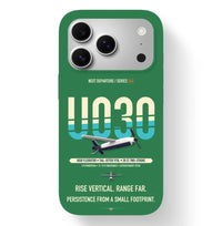 Thumbnail for Airbus U030 Flexrotor Case design on green iphone case