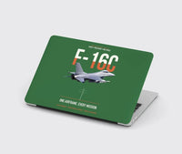 Thumbnail for F-16C Fighting Falcon One Airframe Every Mission design on green MacBook case