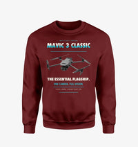 Thumbnail for DJI Mavic 3 Classic design on wine red sweatshirt