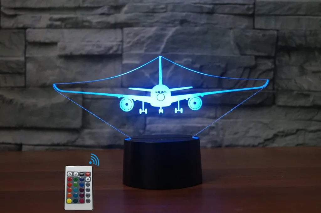 Customisable Airbus A350 3D Lamp - view 10
