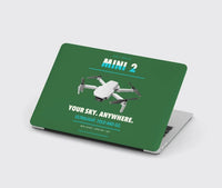 Thumbnail for DJI Mini 2 design on green MacBook case