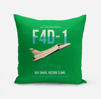 Thumbnail for F4D-1 Skyray design on green pillow