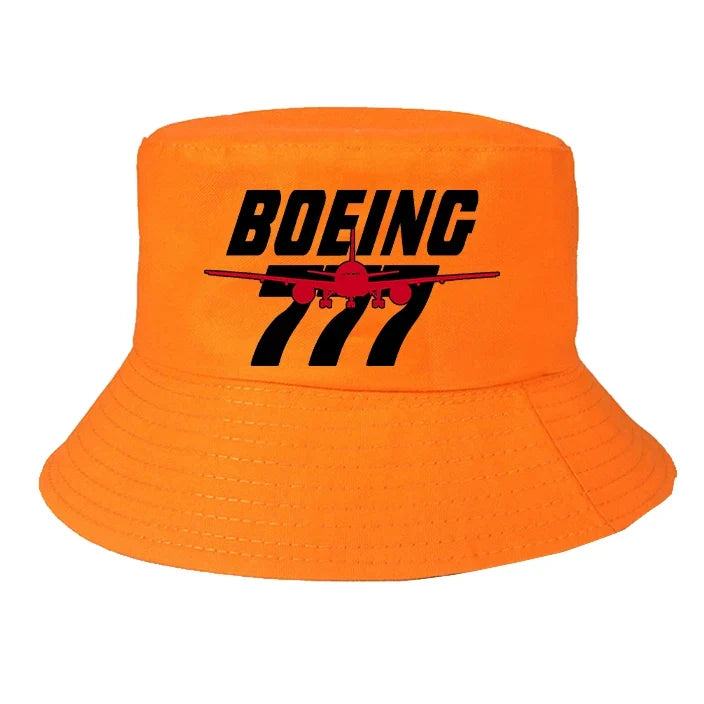 Amazing Boeing 777 summer hat - orange