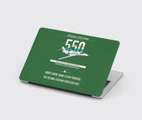 Thumbnail for Cessna Citation 550 - Citation II design on green MacBook case