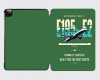 Thumbnail for Embraer E195-E2 design on green ipad tablet case