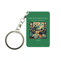 Thumbnail for VINTAGE G4141 - The Weather Wall - Designed Key Chain design on green
