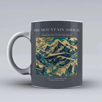 Thumbnail for VINTAGE G4083 - The Mountain Airway - Ceramic Mug design on gray