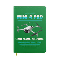 Thumbnail for DJI Mini 4 Pro design on green notebook